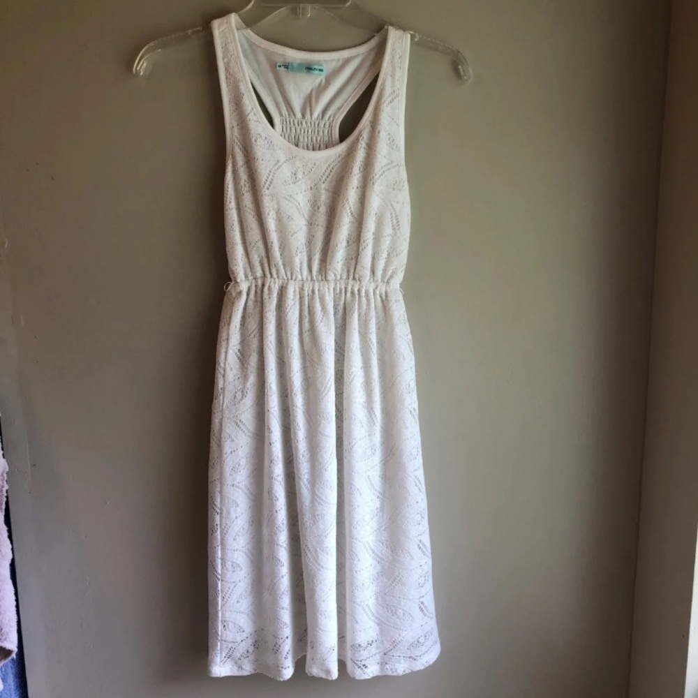 Ivory lace dress XS